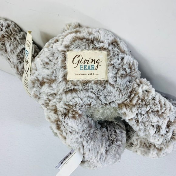 Demdaco Giving Teddy Bear Gift 17” Plush Get Well Inspirational Thinking Of You - Picture 8 of 16